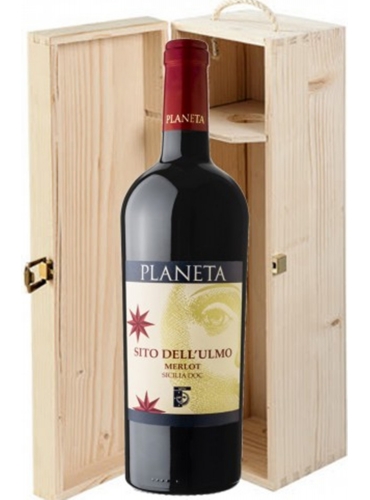Sito dell'Ulmo Merlot 2018 3 bt. magnum in legno