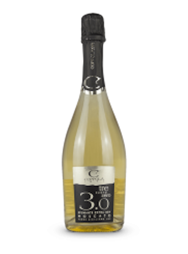 Tre punto zero spumante moscato extra dry