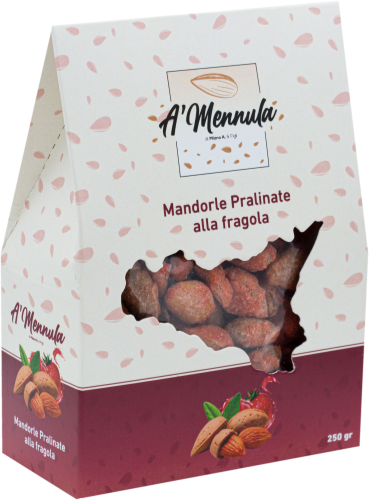 Mandorle pralinate alla fragola