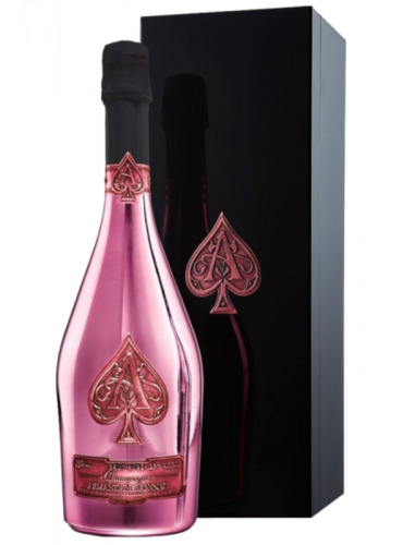 Brut Rosé in bauletto in legno nero laccato