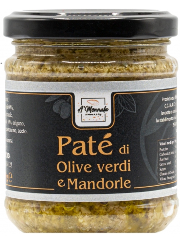 Patè di olive verdi e mandorle 190 g
